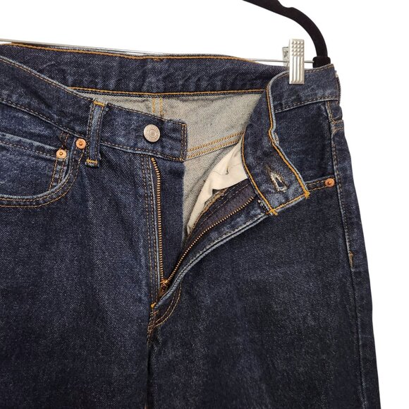 Levi's Blue Denim Straight Leg Jeans Size W 31 / L 34 - Picture 5 of 10